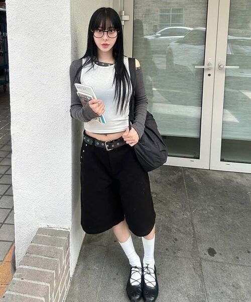kaifai(カイファイ)の「スタースタッズバミューダパンツ(ブラック)K26QC241(その他パンツ・レディース・その他・MEDIUM/LARGE)」の9枚目の写真