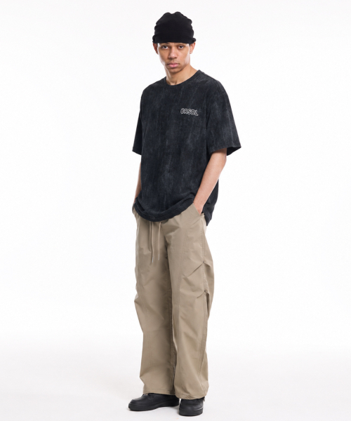 CREAM SODA LAB(クリームソーダラボ)の「フェイデッド CRS DL ロゴ刺繍 半袖Tシャツ ブラック(Tシャツ/カットソー・メンズ・その他・MEDIUM/LARGE/X-LARGE)」の5枚目の写真