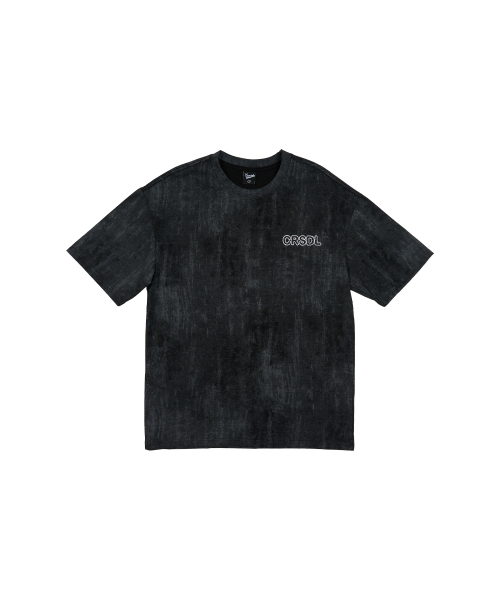 CREAM SODA LAB(クリームソーダラボ)の「フェイデッド CRS DL ロゴ刺繍 半袖Tシャツ ブラック(Tシャツ/カットソー・メンズ・その他・MEDIUM/LARGE/X-LARGE)」の6枚目の写真