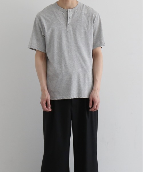 KAIKO(カイコー)の「KAIKO H neck t-shirts(Tシャツ/カットソー・メンズ・トップグレー・1/3/2)」の1枚目の写真