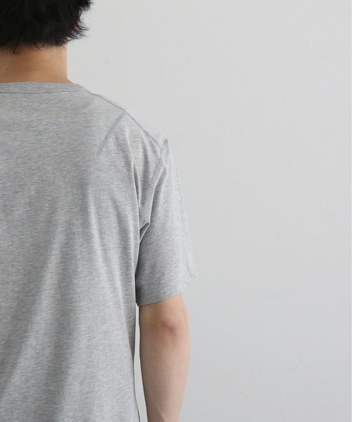 KAIKO(カイコー)の「KAIKO H neck t-shirts(Tシャツ/カットソー・メンズ・トップグレー・1/3/2)」の3枚目の写真
