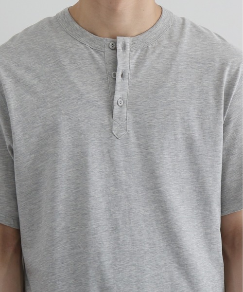 KAIKO(カイコー)の「KAIKO H neck t-shirts(Tシャツ/カットソー・メンズ・トップグレー・1/3/2)」の4枚目の写真