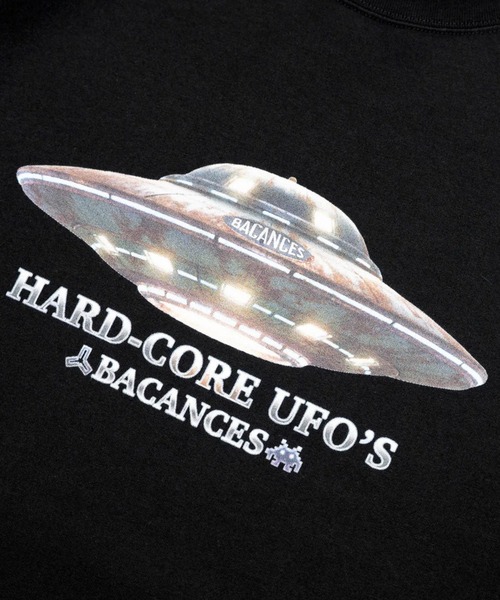 BACANCES ALL INCLUSIVE（バカンサスオールインクルーシブ）の「BC S/S T-SHIRTS[HARDCORE UFO'S]（Tシャツ/カットソー・メンズ・ホワイト/ブラック・L）」の4枚目の写真