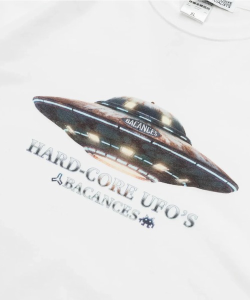 BACANCES ALL INCLUSIVE（バカンサスオールインクルーシブ）の「BC S/S T-SHIRTS[HARDCORE UFO'S]（Tシャツ/カットソー・メンズ・ホワイト/ブラック・L）」の11枚目の写真