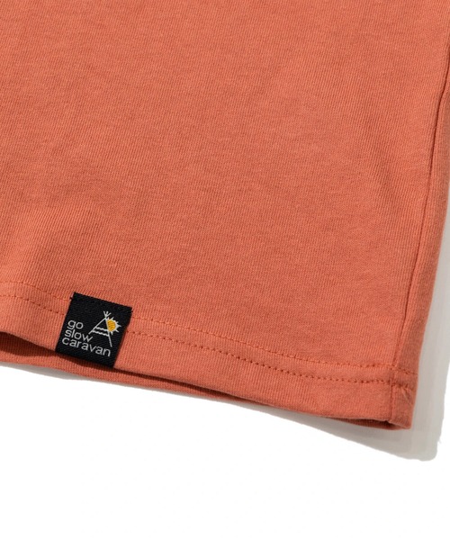 go slow caravan（ゴースローキャラバン）の「USA/C 色々刺繍 PKT TEE（Tシャツ/カットソー・メンズ・アイボリー/コーラルピンク/ラベンダー・SMALL/MEDIUM/LARGE/X-LARGE）」の7枚目の写真