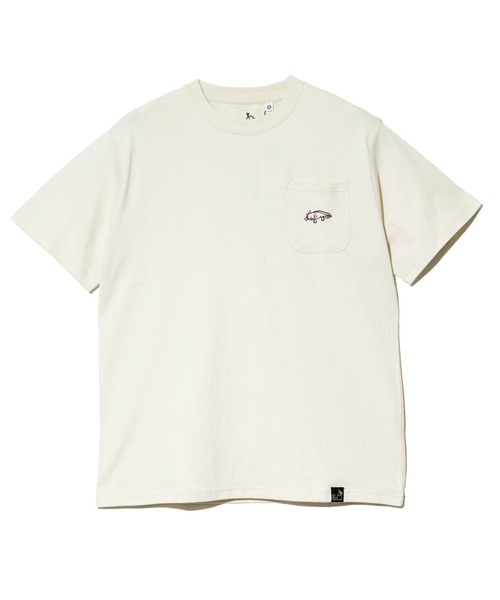 go slow caravan（ゴースローキャラバン）の「USA/C 色々刺繍 PKT TEE（Tシャツ/カットソー・メンズ・アイボリー/コーラルピンク/ラベンダー・SMALL/MEDIUM/LARGE/X-LARGE）」の15枚目の写真