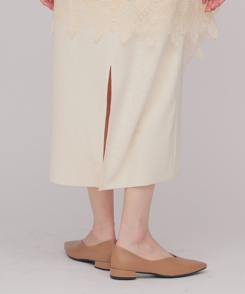 DRESSLAVE(ドレスレイブ)の「lace twinset skirt(レースツインセットスカート)(スカート・レディース・ホワイト/ネイビー・38)」の7枚目の写真