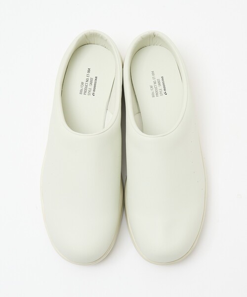 ABAHOUSE(アバハウス)の「【810s / エイトテンス】CAF / カフ / スリッポンシューズ / キッチンシューズ(スリッポン・メンズ・ホワイト/チャコールグレー・28/26/27)」の5枚目の写真