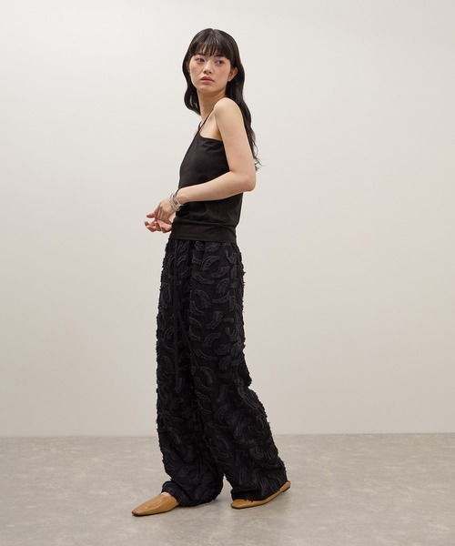 ADAM ET ROPE'(アダムエロペ)の「ジャガードイージーパンツ(その他パンツ・レディース・ベージュ系その他2/ブラック系その他・38/36)」の20枚目の写真