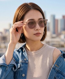 セール】【LANVIN en Bleu】クラウンパントシェイプ サングラス SLB007