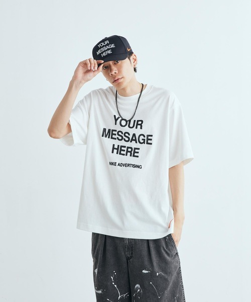 NIKE（ナイキ）の「ナイキ "Your Message Here" Tシャツ / Nike "Your Message Here" T-Shirt IQ5861-100 White（Tシャツ/カットソー・メンズ・ホワイト・L/M/XL/S/2XL）」の2枚目の写真
