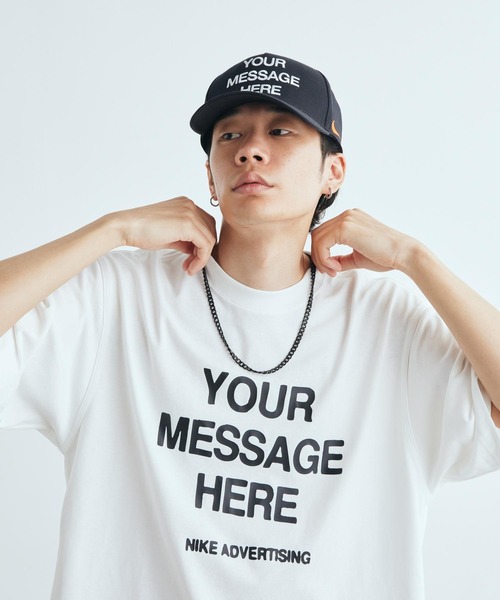 NIKE（ナイキ）の「ナイキ "Your Message Here" Tシャツ / Nike "Your Message Here" T-Shirt IQ5861-100 White（Tシャツ/カットソー・メンズ・ホワイト・L/M/XL/S/2XL）」の7枚目の写真
