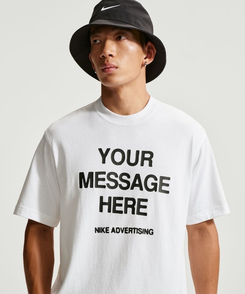 NIKE（ナイキ）の「ナイキ "Your Message Here" Tシャツ / Nike "Your Message Here" T-Shirt IQ5861-100 White（Tシャツ/カットソー・メンズ・ホワイト・L/M/XL/S/2XL）」の8枚目の写真