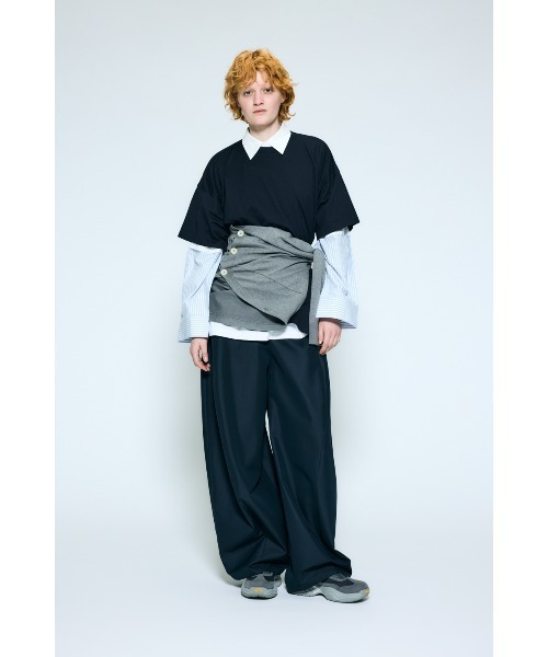nagonstans（ナゴンスタンス）の「oval wide pants（その他パンツ・レディース・ベージュ/ダークネイビー/ホワイト・SMALL/MEDIUM）」の14枚目の写真