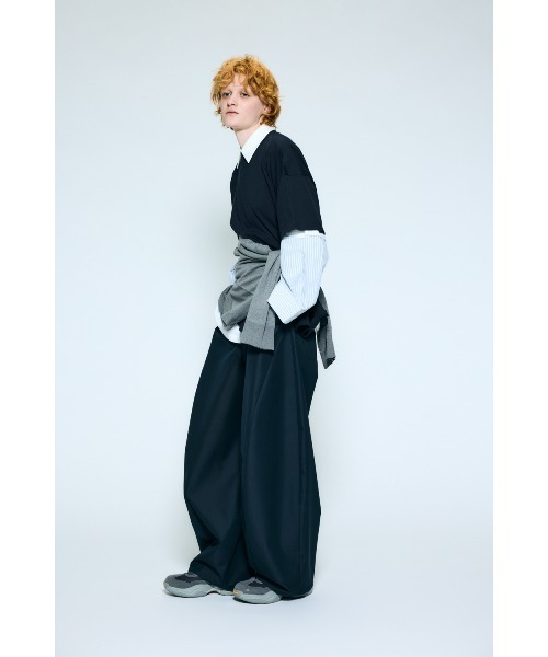 nagonstans（ナゴンスタンス）の「oval wide pants（その他パンツ・レディース・ベージュ/ダークネイビー/ホワイト・SMALL/MEDIUM）」の15枚目の写真