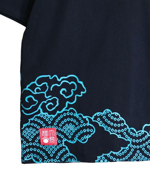 PANDIESTA（パンディエスタ）の「風雷熊猫Tシャツ(M2)（Tシャツ/カットソー・メンズ・ホワイト/ブラック・M/XL/XXL/L）」の6枚目の写真