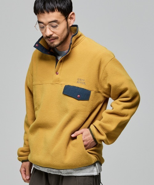 KRIFF MAYER(クリフメイヤー)の「ブークレハイネックT(Tシャツ/カットソー・メンズ・マスタード/ブラック/カラフル/サンドベージュ/オリーブ・LARGE/X-LARGE/MEDIUM)」の15枚目の写真