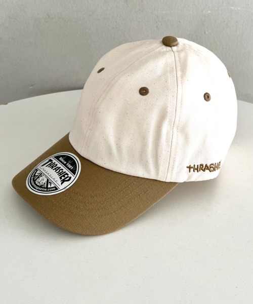 オーガニックツイル 2トーン 6P CAP（キャップ）｜THRASHER
