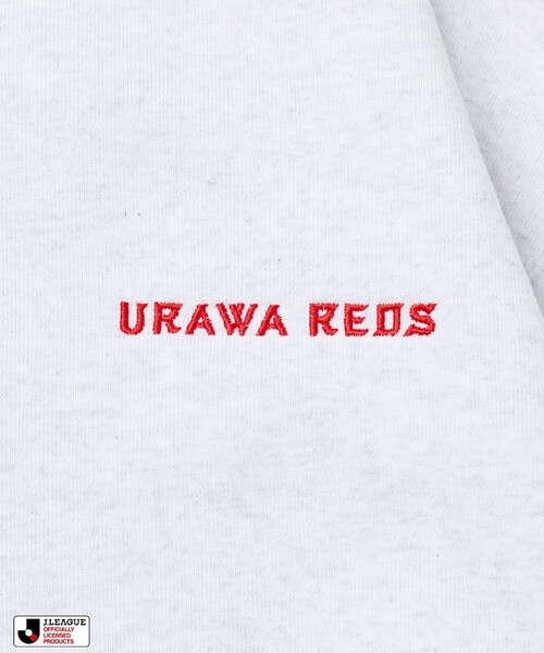 FREAK'S STORE(フリークスストア)の「J.LEAGUE × FREAK’S STORE 別注SUPPORTERS ZIP HOODIE【浦和レッズ】(パーカー・メンズ・ライトグレー/チャコールグレー・SMALL/MEDIUM)」の5枚目の写真