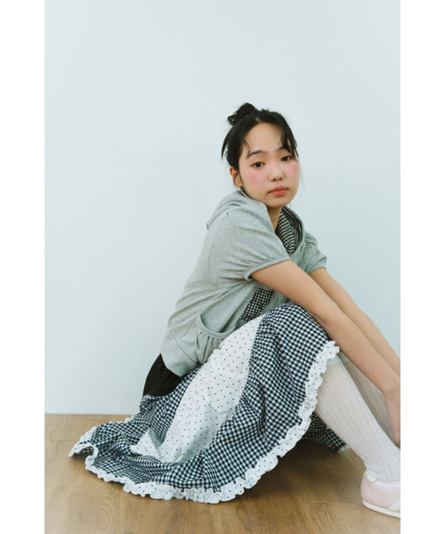 SHAKIRI(シャキリ)の「パウダーコットンカンカンスカート(ブラック)(スカート・レディース・その他・FREE)」の1枚目の写真