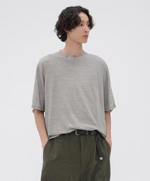 MHL. | CARBON DYED COTTON LINEN(Tシャツ/カットソー)