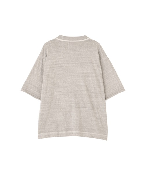 MHL.(エムエイチエル)の「CARBON DYED COTTON LINEN(Tシャツ/カットソー・メンズ・グレー・LARGE/MEDIUM)」の2枚目の写真