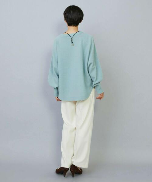 MOGA(モガ)の「バッグブラッシュストレッチストレートパンツ(その他パンツ・レディース・チャコールグレー/オフホワイト/ブラック・1/2/3)」の5枚目の写真