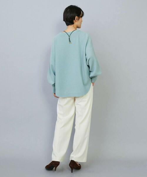 MOGA(モガ)の「バッグブラッシュストレッチストレートパンツ(その他パンツ・レディース・チャコールグレー/オフホワイト/ブラック・1/2/3)」の6枚目の写真