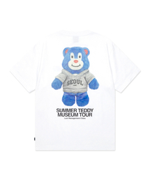 SUMMER TEDDY SEOUL TOUR TEE white