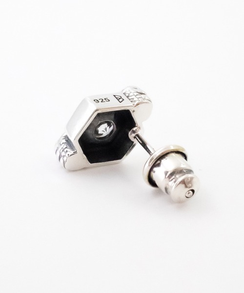 bizarre（ビザール）の「Bizarre ビザール インペリアルタロンシルバーピアス（SILVER）（ピアス（片耳用）・レディース・ブルー/クリア・FREE）」の4枚目の写真