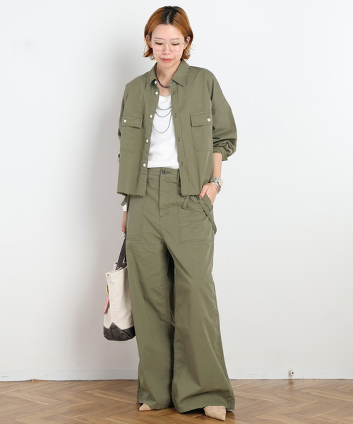 AP STUDIO(エーピーストゥディオ)の「【BELL SYSTEM/ベルシステム】別注Distressed Tote Bag(トートバッグ・レディース・ネイビー/ブラウン・FREE)」の5枚目の写真