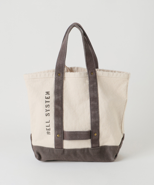 AP STUDIO（エーピーストゥディオ）の「【BELL SYSTEM/ベルシステム】別注Distressed Tote Bag（トートバッグ・レディース・ネイビー/ブラウン・FREE）」の21枚目の写真