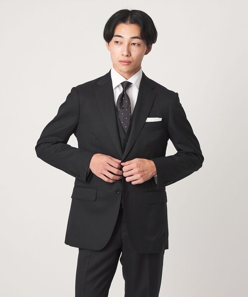 green label relaxing(グリーンレーベルリラクシング)の「コットン ヘリンボーン ワイドカラー ドレスシャツ -形態安定-(ビジネスシャツ・メンズ・ホワイト/ライトブルー/ライトグレー・43cm/39cm/42cm/41cm/40cm/37cm/38cm)」の8枚目の写真