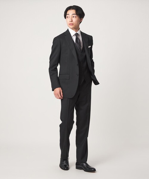 green label relaxing(グリーンレーベルリラクシング)の「コットン ヘリンボーン ワイドカラー ドレスシャツ -形態安定-(ビジネスシャツ・メンズ・ホワイト/ライトブルー/ライトグレー・43cm/39cm/42cm/41cm/40cm/37cm/38cm)」の9枚目の写真