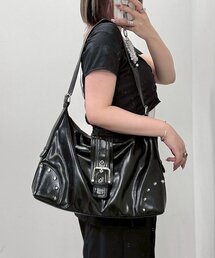 Mavie..7 | 【Mavie..7】スタッズ&ビッグバックルBAG(ショルダーバッグ)