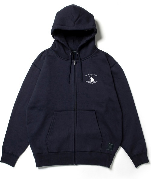 430(フォーサーティ)の「mpa4189-WOLF Z-U PARKA ジップアップパーカー(26-189)(パーカー・メンズ・ブラック/ネイビー/ヘザーグレー/チャコールグレー/ブラウン・1/2/3/0)」の5枚目の写真