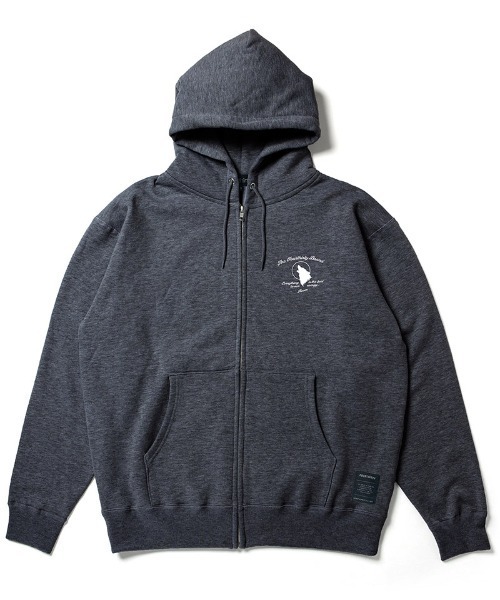 430(フォーサーティ)の「mpa4189-WOLF Z-U PARKA ジップアップパーカー(26-189)(パーカー・メンズ・ブラック/ネイビー/ヘザーグレー/チャコールグレー/ブラウン・1/2/3/0)」の13枚目の写真