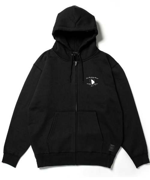 430(フォーサーティ)の「mpa4189-WOLF Z-U PARKA ジップアップパーカー(26-189)(パーカー・メンズ・ブラック/ネイビー/ヘザーグレー/チャコールグレー/ブラウン・1/2/3/0)」の6枚目の写真