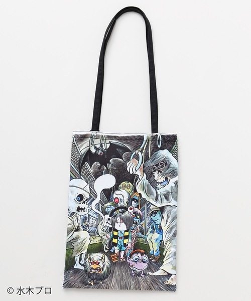 倭物やカヤ（ワモノヤカヤ）の「《水木しげる》ゲゲゲの鬼太郎 トートバッグ（トートバッグ・レディース・その他1/その他2・FREE）」の3枚目の写真