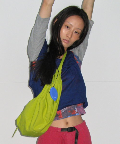 POTE（ポテ）の「0014 3-Way Flow Bag_Vintage Lime（ショルダーバッグ・レディース・その他・FREE）」の3枚目の写真