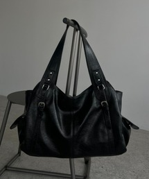PAGEBOY | ベルトデザインバッグ【500mlペットボトル/A4ファイル/PC収納可能/2WAY】(トートバッグ)
