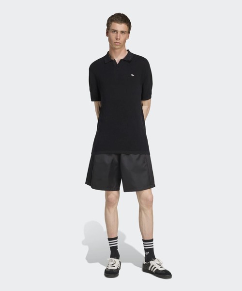 adidas(アディダス)の「プレミアムポロ / アディダスオリジナルス adidas Originals(ポロシャツ・メンズ・ブラック・X-LARGE/XX-LARGE/X-SMALL/XX-SMALL/3XL/LARGE/MEDIUM/SMALL)」の3枚目の写真