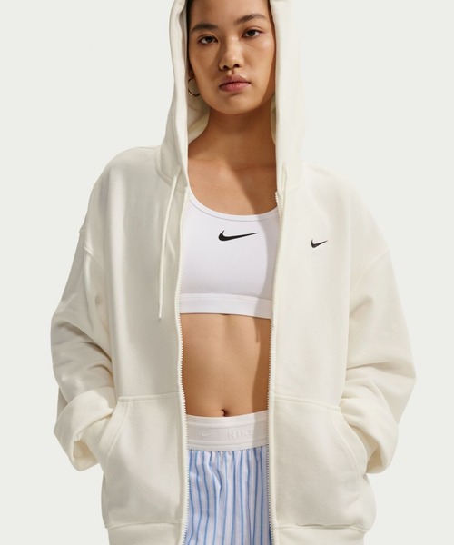NIKE NA IKI STDO — флис LW OS, куртка с полно‑молнией, фудди