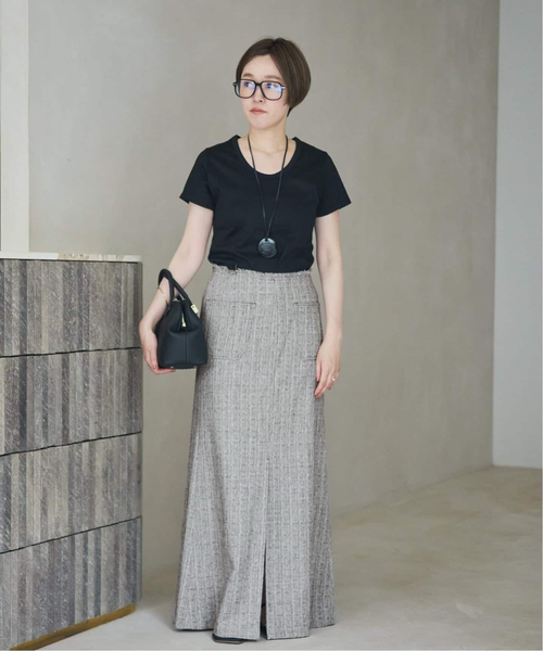 plage（プラージュ）の「Light tweed スカート（スカート・レディース・ベージュ・34）」の3枚目の写真