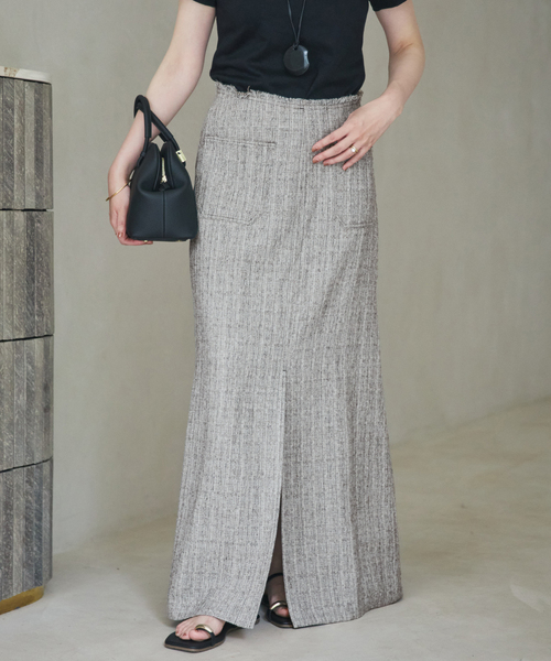 plage（プラージュ）の「Light tweed スカート（スカート・レディース・ベージュ・34）」の7枚目の写真