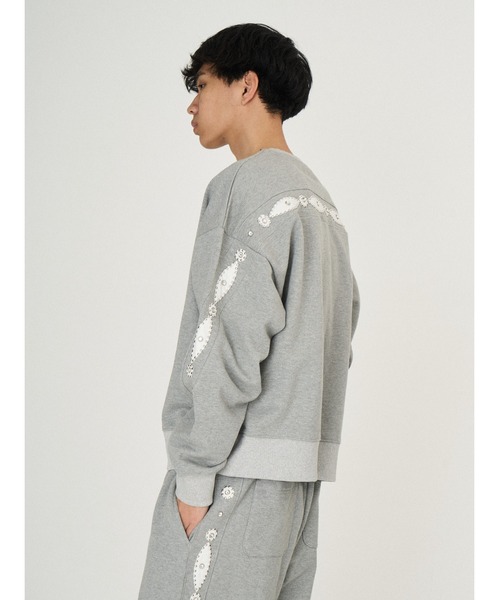 DISCOVERED（ディスカバード）の「STUD'S PULLOVER（スウェット・メンズ・グレー・SMALL/LARGE）」の4枚目の写真