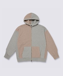 VANS（バンズ）の「BLOCK BY BLOCK フルジップ フーディー / TDC FULL ZIP HOODIE oatmeal VN000H2K2N11（パーカー）」