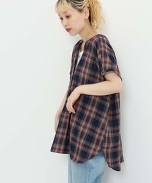 イージーケアーバックVネックスキッパーチュニック
