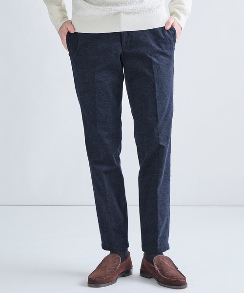 MEN'S BIGI（メンズビギ）の「杢コーデュロイクリースラインパンツ［ストレッチ］（スラックス・メンズ・ブラック/ワイン/ネイビー・01/03/04/02）」の3枚目の写真