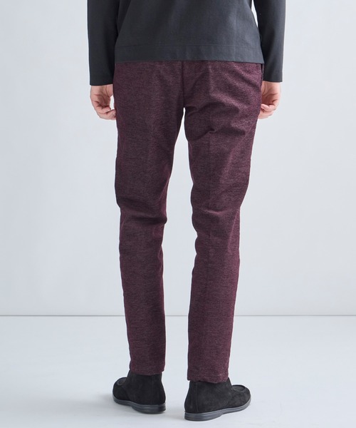 MEN'S BIGI（メンズビギ）の「杢コーデュロイクリースラインパンツ［ストレッチ］（スラックス・メンズ・ブラック/ワイン/ネイビー・01/03/04/02）」の5枚目の写真